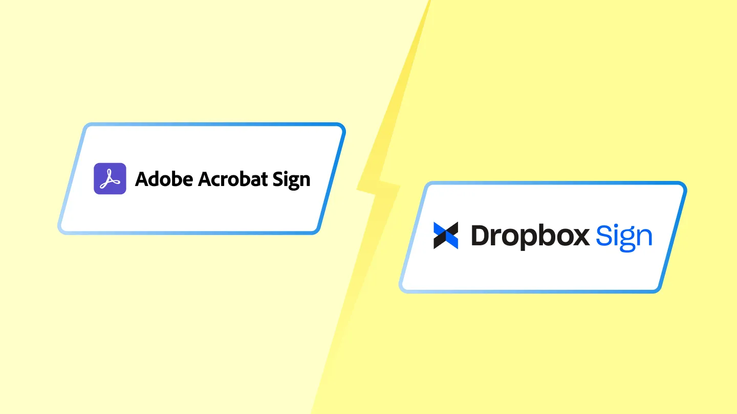 Adobe Sign vs Dropbox Sign